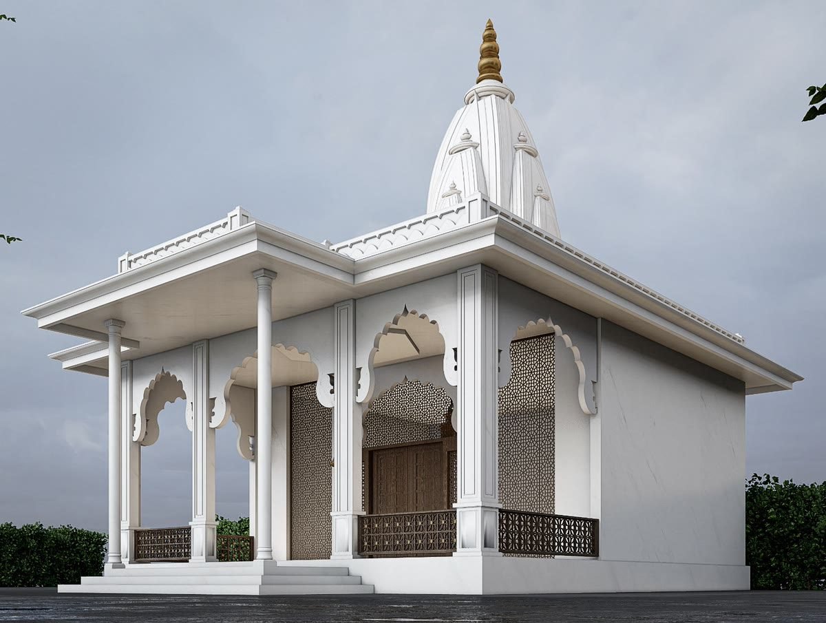 On-site temple within the Riverwood Estate township